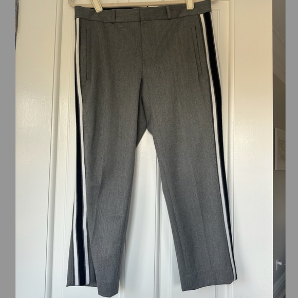 Banana Republic Avery Straight-Fit Side-Stripe Ankle Pant - Picture 2 of 2